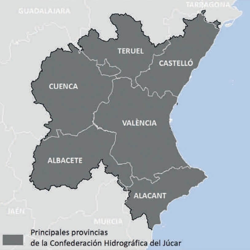 Localización del embalse